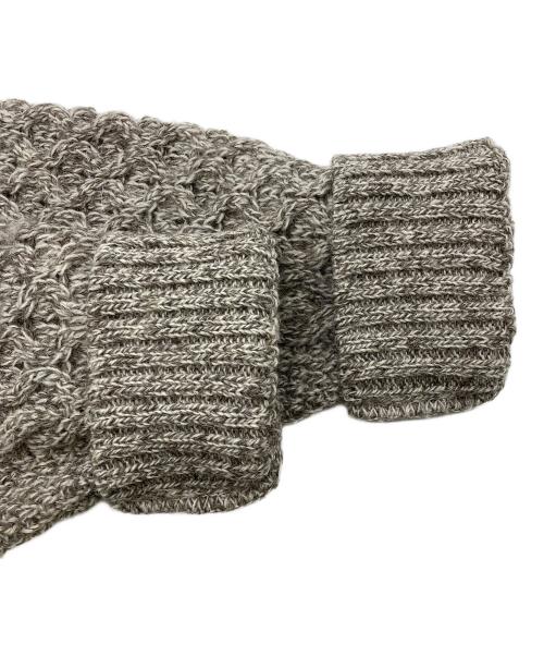 OLD DERBY（オールダービー）OLD DERBY (オールダービー) ケーブルニット ベージュ サイズ:Mの古着・服飾アイテム