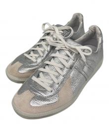 reproduction of found×EDIFICE×IENA（リプロダクションオブファウンド×エディフィス×イエナ）の古着「別注 GERMAN TRAINER /ジャーマントレーナーローカットスニーカー」｜シルバー