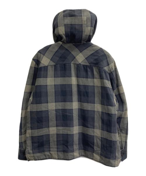 DIESEL（ディーゼル）DIESEL (ディーゼル) フーデッドジャケット グレー サイズ:Lの古着・服飾アイテム