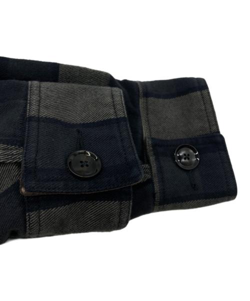 DIESEL（ディーゼル）DIESEL (ディーゼル) フーデッドジャケット グレー サイズ:Lの古着・服飾アイテム