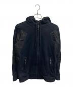 DIESELディーゼル）の古着「ジップパーカー」｜ブラック