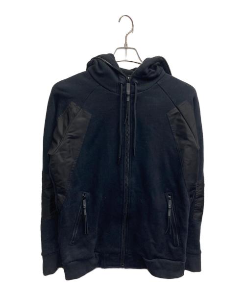 DIESEL（ディーゼル）DIESEL (ディーゼル) ジップパーカー ブラック サイズ:Mの古着・服飾アイテム