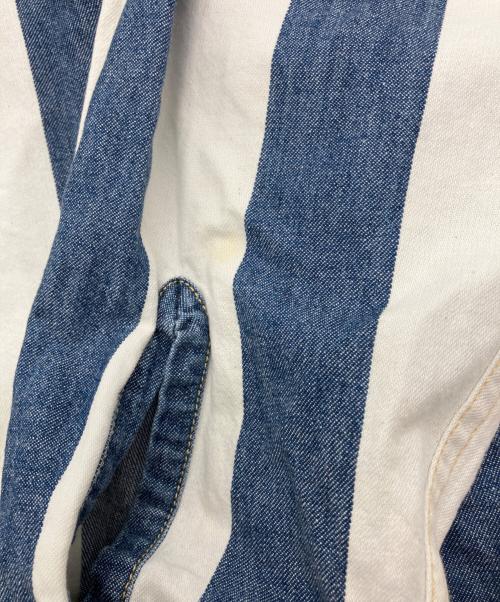 LEVI'S SILVERTAB（リーバイス シルバータブ）LEVI'S SilverTab (リーバイス シルバータブ) ストライプシャツ ブルー サイズ:Mの古着・服飾アイテム