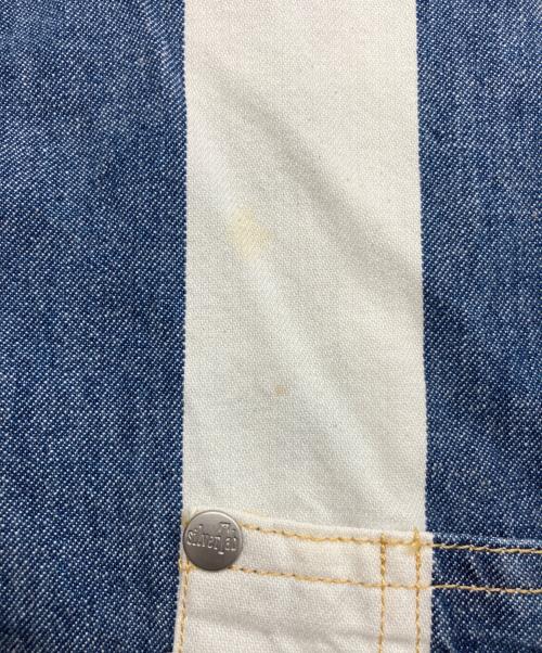 LEVI'S SILVERTAB（リーバイス シルバータブ）LEVI'S SilverTab (リーバイス シルバータブ) ストライプシャツ ブルー サイズ:Mの古着・服飾アイテム