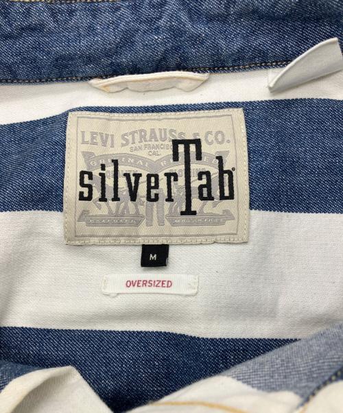 LEVI'S SILVERTAB（リーバイス シルバータブ）LEVI'S SilverTab (リーバイス シルバータブ) ストライプシャツ ブルー サイズ:Mの古着・服飾アイテム