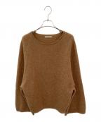 Plageプラージュ）の古着「Baby Alpaca ラグラン プルオーバー」｜ブラウン