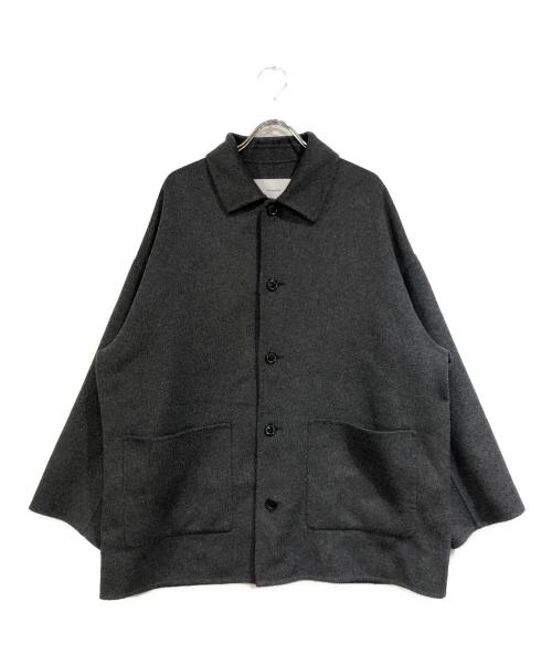 FRAMeWORK（フレームワーク）FRAMeWORK (フレームワーク) ハミルトンバルカラーミドルコート グレー サイズ:36の古着・服飾アイテム