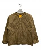 GRIP SWANYグリップスワニー）の古着「FIREPROOF QUILT PULLOVER」｜ブラウン