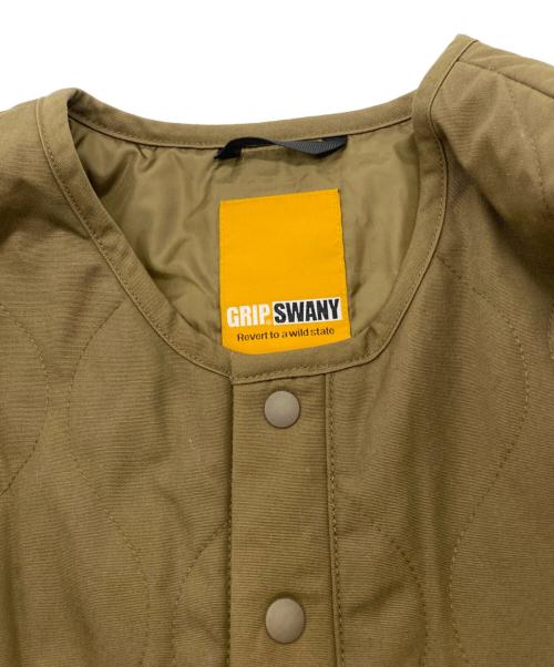 GRIP SWANY（グリップスワニー）GRIP SWANY (グリップスワニー) FIREPROOF QUILT PULLOVER ブラウン サイズ:Lの古着・服飾アイテム