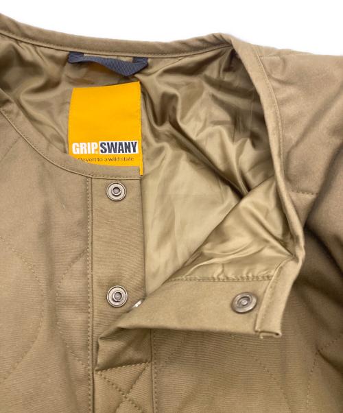 GRIP SWANY（グリップスワニー）GRIP SWANY (グリップスワニー) FIREPROOF QUILT PULLOVER ブラウン サイズ:Lの古着・服飾アイテム