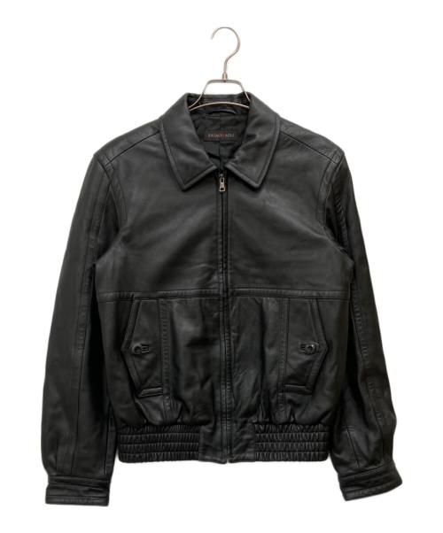 Bruno Magli（ブルーノマリ）Bruno Magli (ブルーノマリ) レザージャケット ブラック サイズ:SIZE 38の古着・服飾アイテム