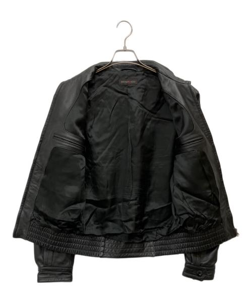 Bruno Magli（ブルーノマリ）Bruno Magli (ブルーノマリ) レザージャケット ブラック サイズ:SIZE 38の古着・服飾アイテム