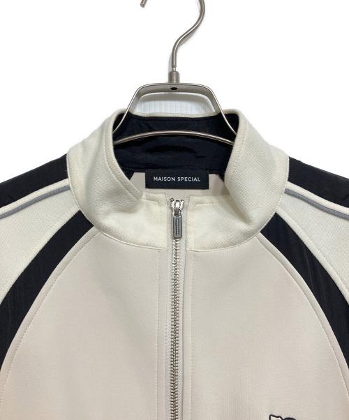 MAISON SPECIAL（メゾンスペシャル）MAISON SPECIAL (メゾンスペシャル) Bicolor Raglan Sleeves Jersey Tops アイボリー サイズ:Ｍの古着・服飾アイテム