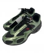 NIKEナイキ）の古着「AIR MAX MUSE ローカットスニーカー」｜ブラック/オイルグリーン/メタリックシル