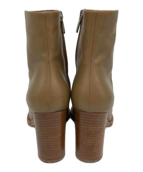 Gianvito Rossi（ジャンヴィト ロッシ）Gianvito Rossi (ジャンヴィト ロッシ) サイドジップヒールブーツ ブラウン サイズ:37の古着・服飾アイテム