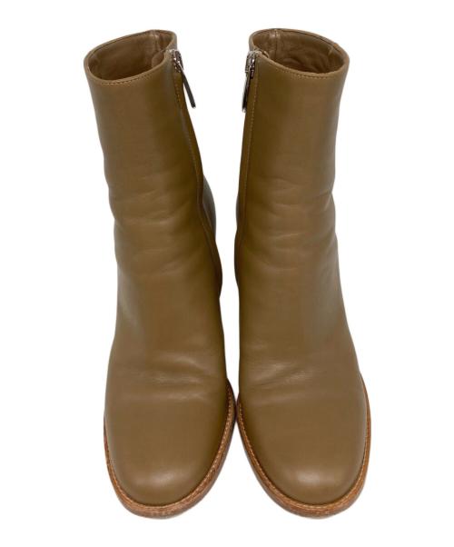 Gianvito Rossi（ジャンヴィト ロッシ）Gianvito Rossi (ジャンヴィト ロッシ) サイドジップヒールブーツ ブラウン サイズ:37の古着・服飾アイテム