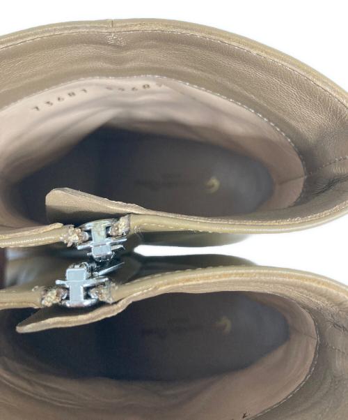 Gianvito Rossi（ジャンヴィト ロッシ）Gianvito Rossi (ジャンヴィト ロッシ) サイドジップヒールブーツ ブラウン サイズ:37の古着・服飾アイテム