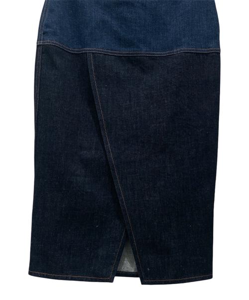 FENDI（フェンディ）FENDI (フェンディ) FFロゴデニムタイトスカート インディゴ サイズ:38の古着・服飾アイテム