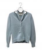 FENDIフェンディ）の古着「デザインカーディガン」｜ライトブルー