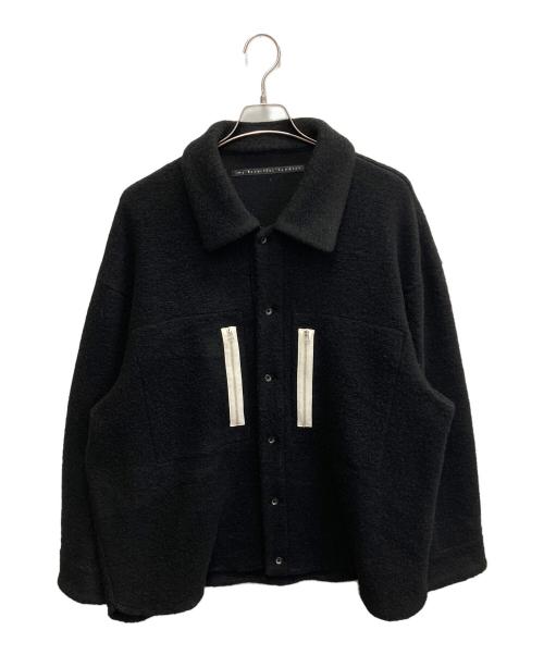 My Beautiful Landlet（マイビューティフルランドレット）My Beautiful Landlet (マイビューティフルランドレット) SLIVER WOOL OVERSIZE SHIRT ブラック サイズ:1の古着・服飾アイテム