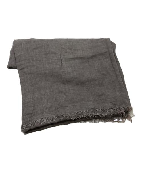 FALIERO SARTI（ファリエロサルティ）Faliero Sarti (ファリエロサルティ) 大判カシミヤ混ストール ブラウンの古着・服飾アイテム