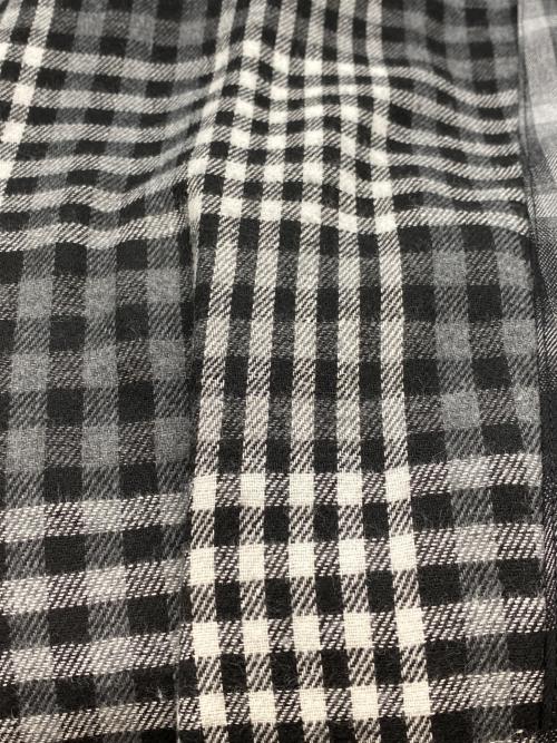 AULA AILA（アウラアイラ）AULA AILA (アウラアイラ) チェッカードジャンパースカート ブラックの古着・服飾アイテム