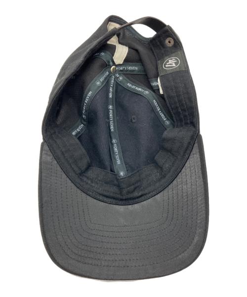 N.HOOLYWOOD（エヌ ハリウッド）N.HOOLYWOOD (エヌ ハリウッド) 47BRAND HUDDERSFIELD FINE WORSTED CAP　Compile Line ブラックの古着・服飾アイテム