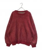 Knuth Marfクヌースマーフ）の古着「シャギーフラワーニット」｜レッド