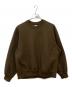 blurhms ROOTSTOCK（ブラームスルーツストック）の古着「ソフト&ハードスウェット クルーネックワイドプルオーバー」｜カーキ