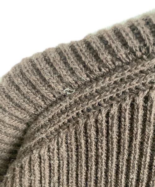 AURALEE（オーラリー）AURALEE (オーラリー) SUPER FINE WOOL RIB KNIT P/O ブラウン サイズ:3の古着・服飾アイテム