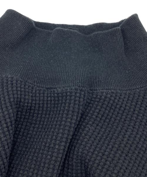 ACVM（エーシーブイエム）ACVM (エーシーブイエム) サーマルモックネックカットソー ブラック サイズ:38の古着・服飾アイテム