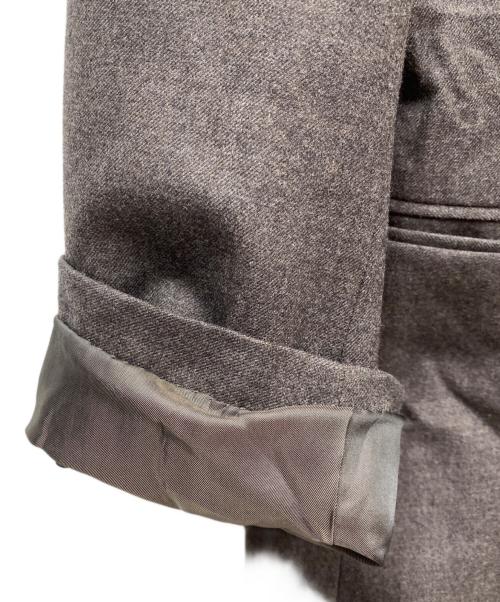 EDIFICE（エディフィス）EDIFICE (エディフィス) SUPER120’s ウール サキソニー2ボタンジャケットセットアップ ブラウン サイズ:Lの古着・服飾アイテム