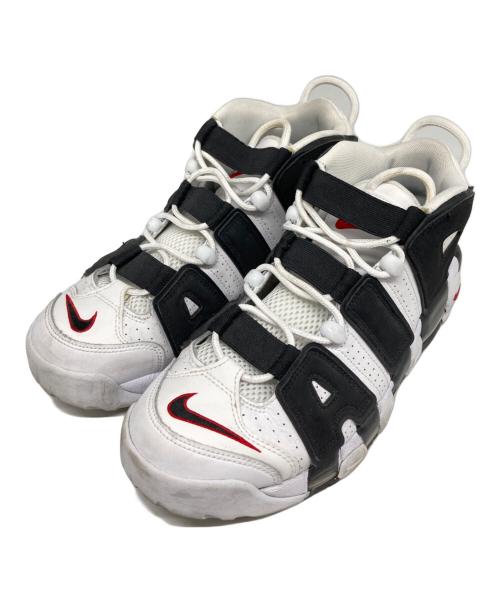 NIKE（ナイキ）NIKE (ナイキ) AIR MORE UPTEMPO /エア・モア・アップテンポハイカットスニーカー ホワイト サイズ:27㎝の古着・服飾アイテム