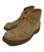 ATTACHMENTアタッチメント）の古着「スウェードワークブーツ」｜ベージュ