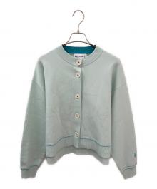 nagonstans（ナゴンスタンス）の古着「スリットカーディガン」｜ライトミント