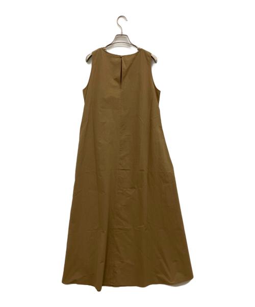 nagonstans（ナゴンスタンス）nagonstans (ナゴンスタンス) Washedタイプライター タンクドレス サンド サイズ:38 未使用品の古着・服飾アイテム