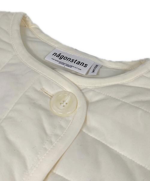 nagonstans（ナゴンスタンス）nagonstans (ナゴンスタンス) AirShut コンパクトベスト ホワイト サイズ:Mの古着・服飾アイテム
