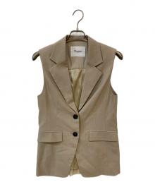 Diagram（ダイアグラム）の古着「バックチュールジレ」｜ベージュ