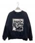 oasis（オアシス）の古着「プリントスウェット」｜ブラック