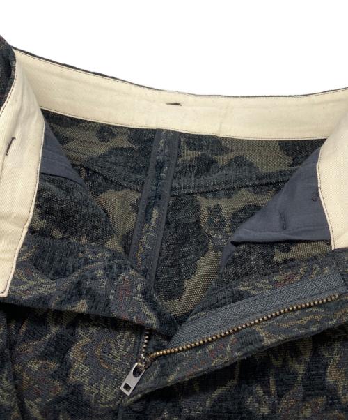 BRU NA BOINNE（ブルーナボイン）BRU NA BOINNE (ブルーナボイン) ジャガードパンツ ブラック サイズ:Mの古着・服飾アイテム