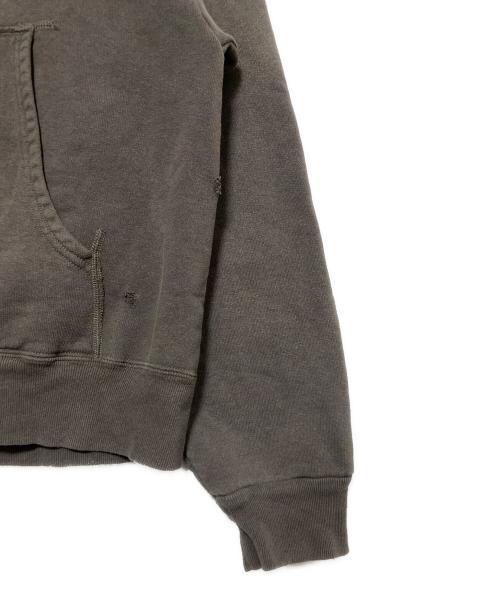 SAINT MICHAEL（セントマイケル）SAINT MICHAEL (セントマイケル) ZIP PARKA DAMAGE チャコールグレー サイズ:XLの古着・服飾アイテム