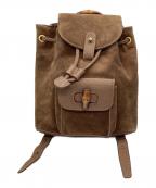 GUCCIグッチ）の古着「バンブーリュック」｜ブラウン