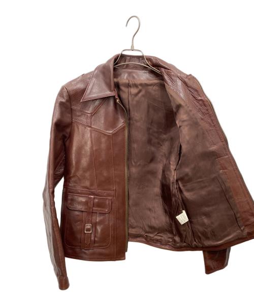 JELADO（ジェラード）JELADO (ジェラード) Smoke/バッファローレザージャケット バーガンディー サイズ:38の古着・服飾アイテム