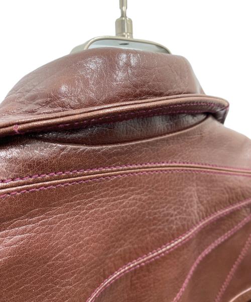 JELADO（ジェラード）JELADO (ジェラード) Smoke/バッファローレザージャケット バーガンディー サイズ:38の古着・服飾アイテム