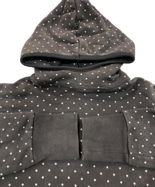 GOODENOUGH（グッドグリーフ）GOODENOUGH (グッドイナフ) ドットフーディ グレー×ホワイト サイズ:Sの古着・服飾アイテム