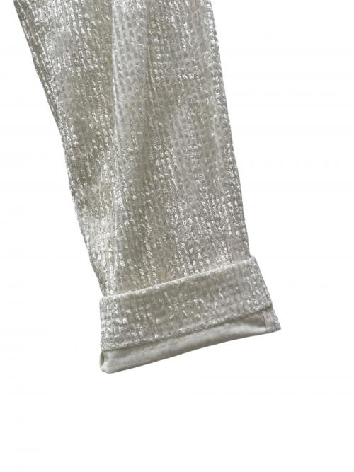 DRAWER（ドゥロワー）DRAWER (ドゥロワー) スクエアパターン セットアップ アイボリー サイズ:36の古着・服飾アイテム