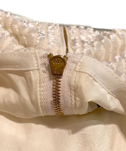 DRAWER（ドゥロワー）DRAWER (ドゥロワー) スクエアパターン セットアップ アイボリー サイズ:36の古着・服飾アイテム