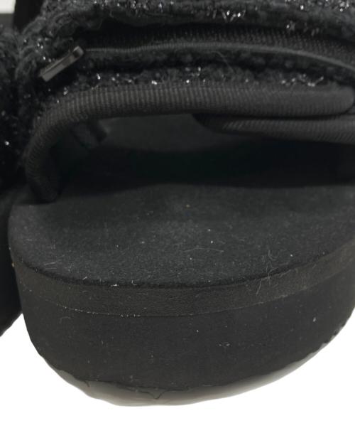 DRAWER（ドゥロワー）DRAWER (ドゥロワー) suicoke (スイコック) 別注ツイードサンダル ブラック サイズ:22cmの古着・服飾アイテム