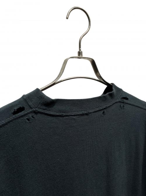 BALENCIAGA（バレンシアガ）BALENCIAGA (バレンシアガ) METAL LOGO CRASHED SS TEE/694576 TMV88 ブラック サイズ:3の古着・服飾アイテム
