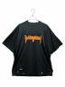 BALENCIAGA（バレンシアガ）の古着「METAL LOGO CRASHED SS TEE/694576 TMV88」｜ブラック